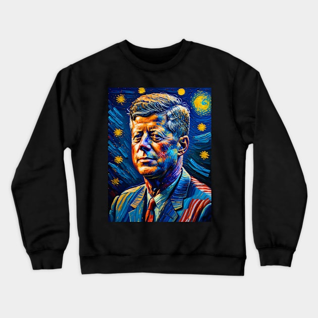 John in starry night Crewneck Sweatshirt by FUN GOGH